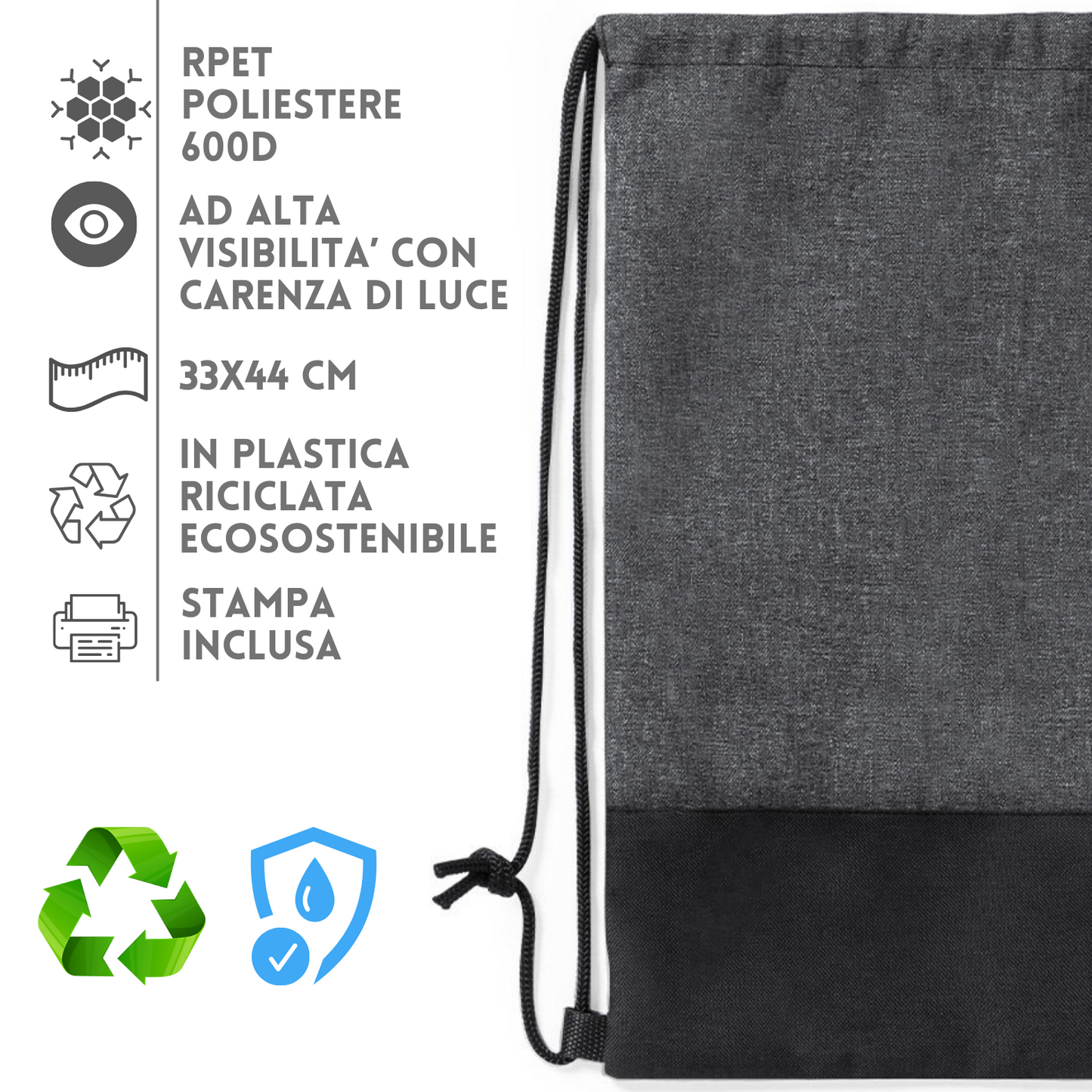 Sacche ecologiche rpet 6981