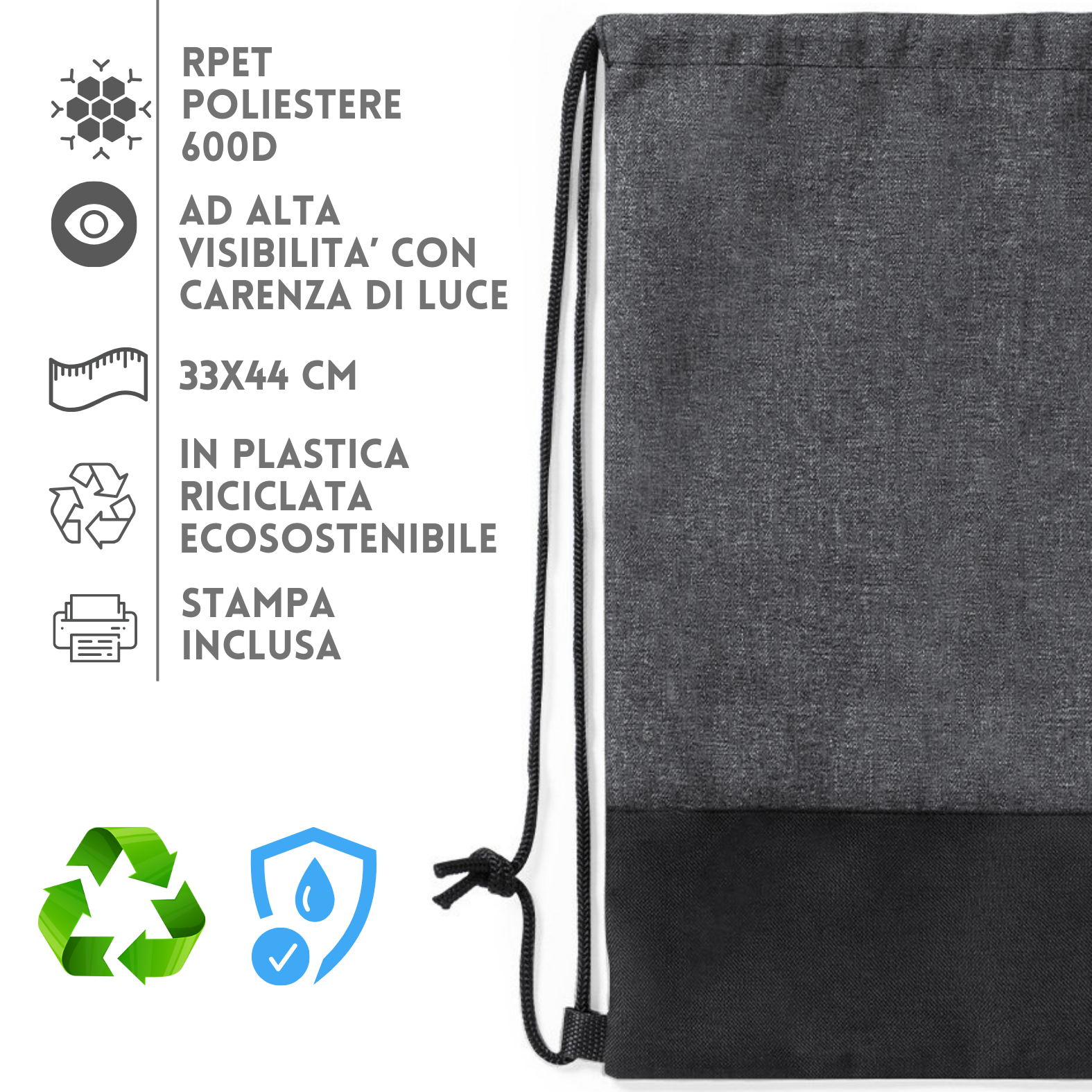 Sacche ecologiche rpet 6981