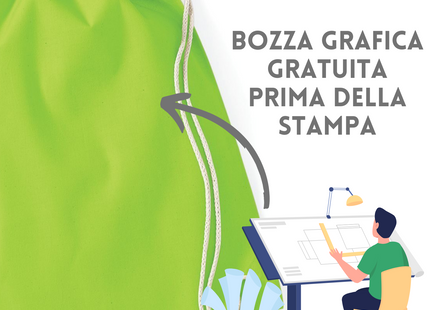 Sacche personalizzate in cotone 30 colorazioni | W110