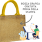 Shopper in Juta naturale 30 x 30 x 19 cm | Cod. BS905M