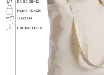 Shopper in Cotone e Juta 38x42 da 150gr. | Cod. PG244