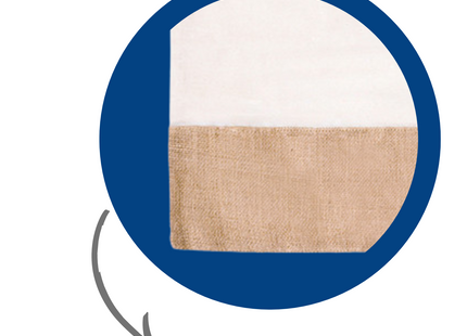Shopper in Cotone e Juta 38x42 da 150gr. | Cod. PG244