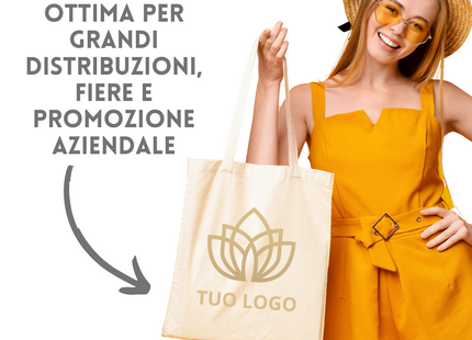 Shopper in Cotone e Juta 38x42 da 150gr. | Cod. PG244