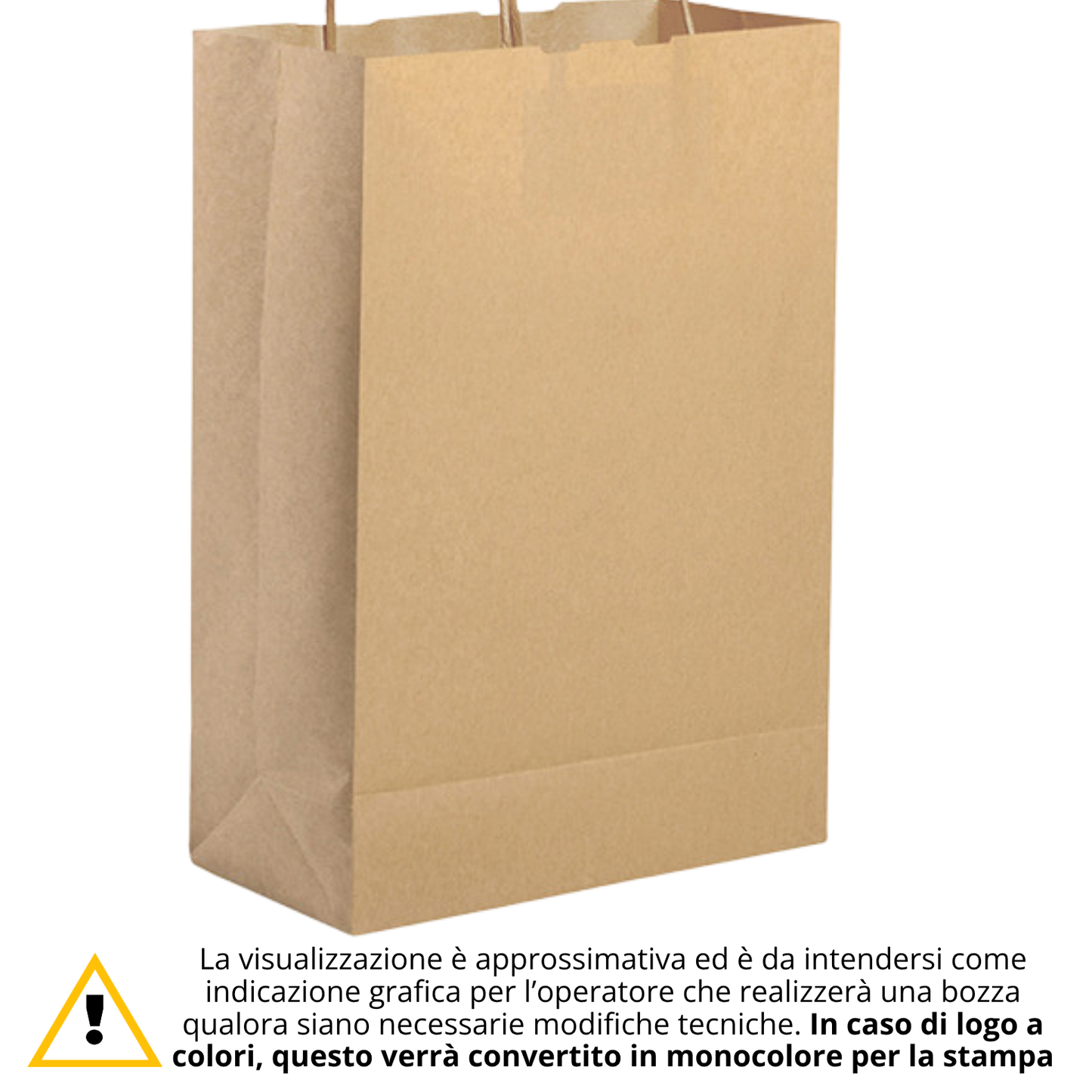 Shopper in carta personalizzate 28x40x10 cm | Cod. PG053