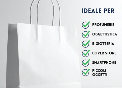 Shopper in carta personalizzate 18x8x21  cm | Cod. PG041