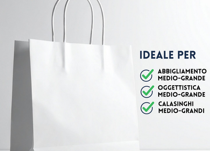 Shopper in carta personalizzate 36x41x12 cm | Cod. PG038