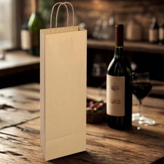 Shopper in carta personalizzate per bottiglie doppia 18x8x39 cm | Cod. PG021