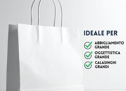 Shopper in carta personalizzate 54x48.5x14 cm | Cod. PG036