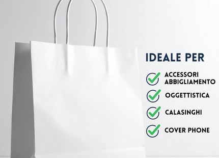 Shopper in carta personalizzate 24x10x32 cm | Cod. PG040