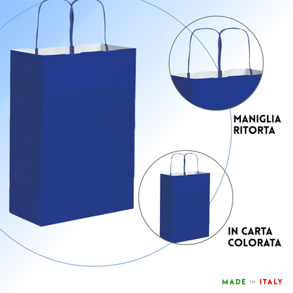 Shopper in carta personalizzate 22x29x10 cm | Cod. PG035