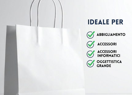 Shopper in carta personalizzate 28x40x10 cm | Cod. PG053
