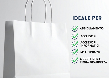 Shopper in carta personalizzate 24x32x10 cm | Cod. PG052