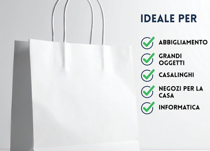 Shopper in carta personalizzate 36x41x12 cm | Cod. PG054