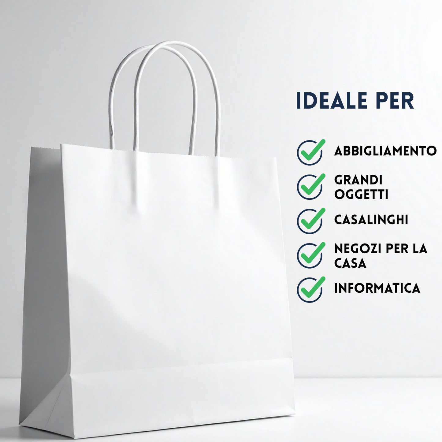 Shopper in carta personalizzate 36x41x12 cm | Cod. PG054