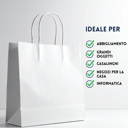 Shopper in carta personalizzate 36x41x12 cm | Cod. PG054