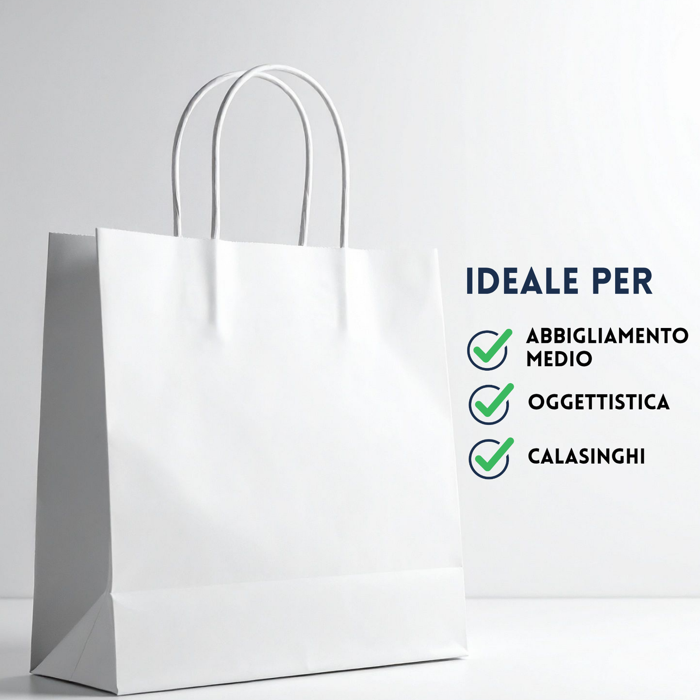 Shopper in carta personalizzate 28x40x10 cm | Cod. PG039