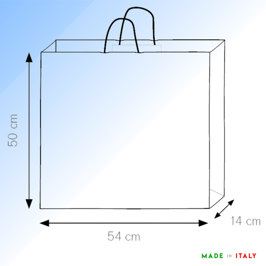 Shopper in carta personalizzate 52x49.5x12 cm | Cod. PG031