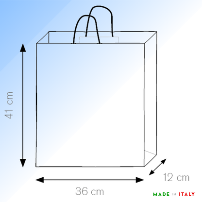 Shopper in carta personalizzate 36x41x12 cm | Cod. PG033