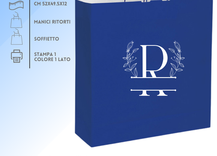 Shopper in carta personalizzate 52x49.5x12 cm | Cod. PG031