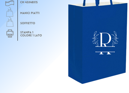 Shopper in carta personalizzate 45x48x15 cm | Cod. PG061