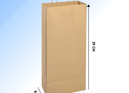 Shopper in carta personalizzate per bottiglie doppia 18x8x39 cm | Cod. PG021