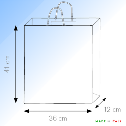 Shopper in carta personalizzate 36x41x12 cm | Cod. PG038