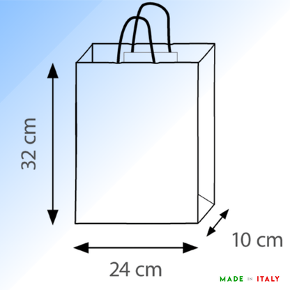 Shopper in carta personalizzate 24x10x32 cm | Cod. PG040