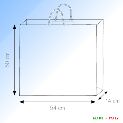 Shopper in carta personalizzate 54x48.5x14 cm | Cod. PG036