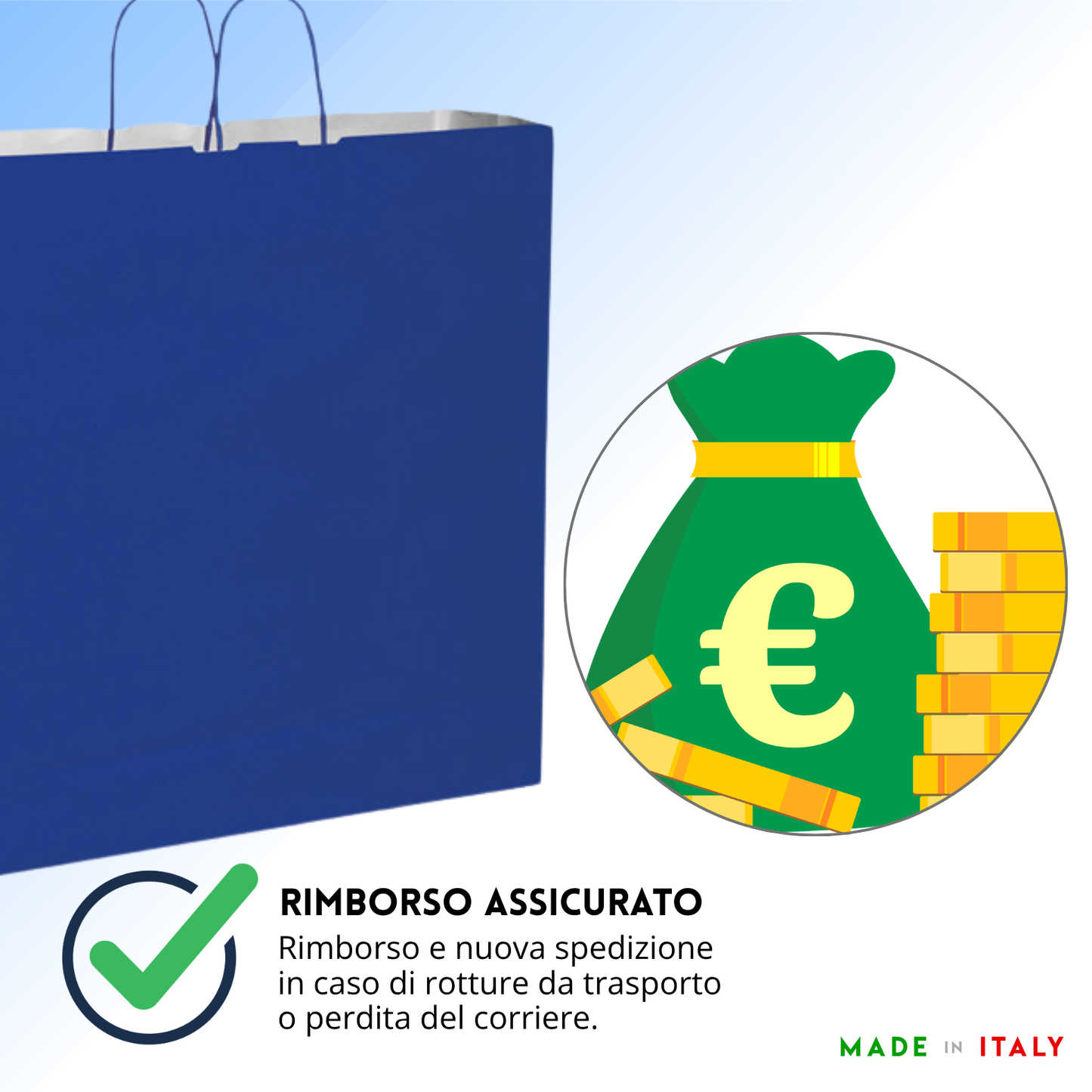 Shopper in carta personalizzate 36x41x12 cm | Cod. PG033