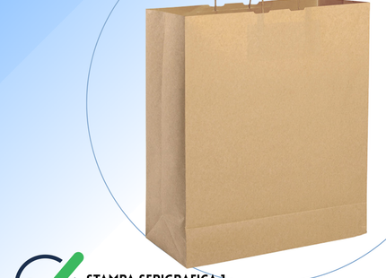 Shopper in carta personalizzate 36x41x12 cm | Cod. PG054