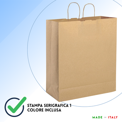 Shopper in carta personalizzate 45x46x20 cm | Cod. PG055