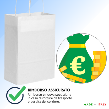 Shopper in carta personalizzate 28x40x10 cm | Cod. PG039