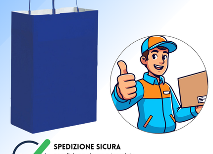 Shopper in carta personalizzate 28x39x12 cm | Cod. PG034
