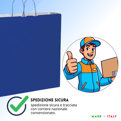 Shopper in carta personalizzate 36x41x12 cm | Cod. PG033