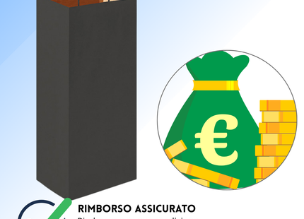 Shopper in carta personalizzate per bottiglie 14x8,5x39,5 cm | Cod. PG018