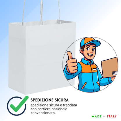 Shopper in carta personalizzate 54x48.5x14 cm | Cod. PG036