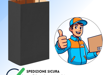 Shopper in carta personalizzate per bottiglie doppia 18x8x39 cm | Cod. PG016