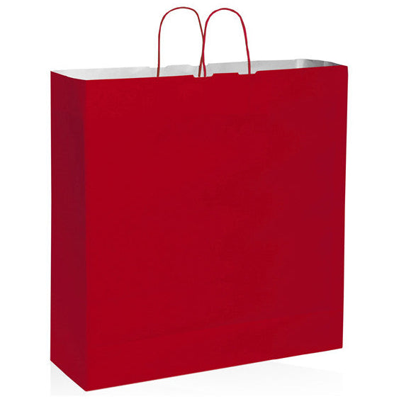 Shopper in carta 52x49.5x12 cm, modello PG031 per negozi ed eventi