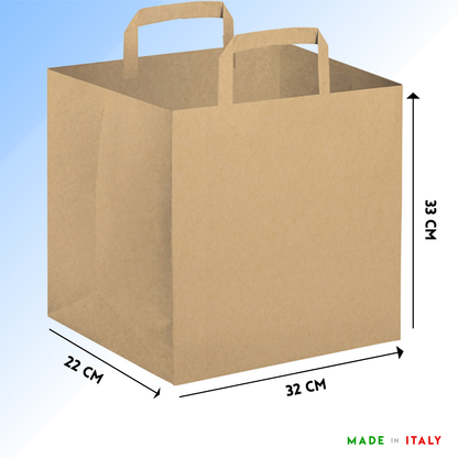 Shopper in carta per take away 32x22x33 cm | Cod. PG022