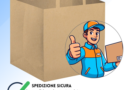Shopper in carta per take away 32x22x33 cm | Cod. PG022