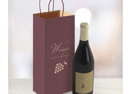Shopper in carta 14x8,5x39,5 cm, modello PG018 per negozi ed eventi