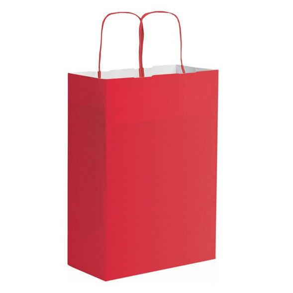 Shopper in carta 22x29x10 cm, modello PG035 per negozi ed eventi