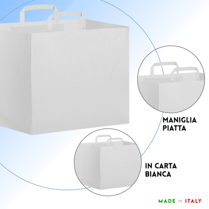 Shopper in carta per take away 32x22x33 cm | Cod. PG023