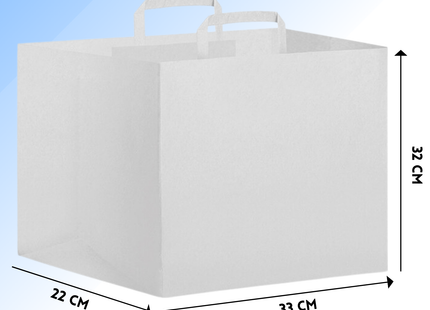 Shopper in carta per take away 32x22x33 cm | Cod. PG023