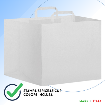 Shopper in carta per take away 32x22x33 cm | Cod. PG023