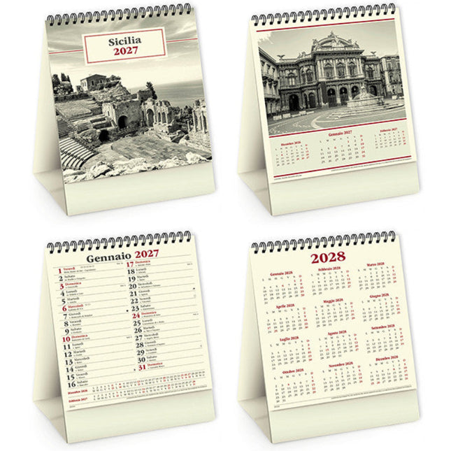 calendari da tavolo personalizzati 2027