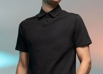 Polo uomo elasticizzata in micro piqué personalizzabile – SF Clothing SKSF042