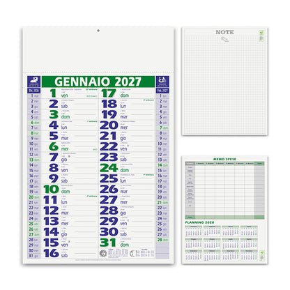 Calendario olandese personalizzato 2027 Smart