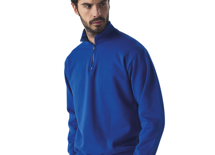 Felpa personalizzata con mezza zip e collo alto | Cod. BS316