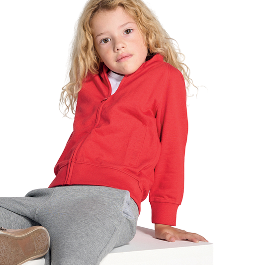 Felpa personalizzata per bambini con zip | Cod. SWRKFUZIP240